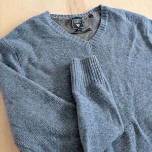 🇨🇦🐑Lambswool Hudson North Men's Blue Sweater